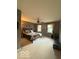 Spacious main bedroom suite with ceiling fan and large windows at 13221 Griffin Run, Carmel, IN 46033