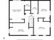 Detailed second floor plan showcasing the layout of the home's rooms and dimensions at 1357 Brownswood Dr, Brownsburg, IN 46112