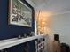 Close up of living room mantle and shelving at 1433 N Colorado Ave, Indianapolis, IN 46201