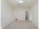 Bedroom with neutral carpet and access to closet and bathroom at 15388 Dry Creek Rd, Noblesville, IN 46060