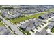 Beautiful aerial view of a well-planned community with manicured lawns and sidewalks throughout neighborhood at 1892 Ponsonby Dr, Westfield, IN 46074