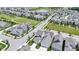 Panoramic view featuring a lake, homes, and park-like common areas at 1892 Ponsonby Dr, Westfield, IN 46074