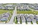Overview of neighborhood featuring homes, green spaces, and a scenic pond at 1892 Ponsonby Dr, Westfield, IN 46074