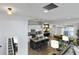 Open-concept kitchen featuring modern appliances, a central island, and dining area at 1892 Ponsonby Dr, Westfield, IN 46074