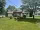 Spacious backyard with a pergola, perfect for outdoor entertaining at 1919 Manor Dr, Lebanon, IN 46052