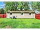 A clean, well-maintained home exterior with tidy landscaping and matching windows at 217 W Burnside Ave, Fairland, IN 46126