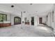 Unfinished basement with concrete floors, vintage windows and some natural light at 2421 W 39Th St, Indianapolis, IN 46228