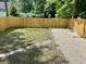 Spacious backyard with a new fence, perfect for outdoor activities and relaxation at 2423 E 13Th St, Indianapolis, IN 46201