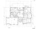 Detailed architectural plans showcasing the layout of the house, including the patio and garage at 320 Briar Hill Dr, Whiteland, IN 46184