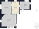 Detailed floor plan showcasing the layout of the living room, kitchen, dining room, and bedroom on floor 1 at 328 Marine Dr, Anderson, IN 46016