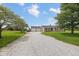 Lovely single Gathering home with a spacious gravel driveway and a large detached garage at 3450 Clay Rd, North Salem, IN 46165