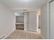 Finished basement area showing a built-in desk at 4517 E 16Th St, Indianapolis, IN 46201