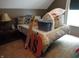 Bedroom with bed used to store boxes and other random items at 4521 Tulip N Dr, Martinsville, IN 46151