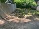 View of the backyard showing the lawn space and wooden fence at 4723 Crittenden Ave, Indianapolis, IN 46205