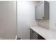 Pantry showcasing updated countertops with sleek gray cabinetry at 608 Manhattan Ave, Indianapolis, IN 46241