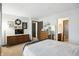 Bedroom with natural light flows into a bathroom/closet for ease and comfort at 610 Front Royal Dr, Indianapolis, IN 46227