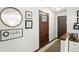 Welcoming foyer featuring decorative accents, a stylish rug, and seamless access to the rest of the home at 610 Front Royal Dr, Indianapolis, IN 46227