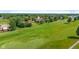 Aerial view of the home and golf course in Valle Vista Golf Club at 625 La Placita St, Greenwood, IN 46143