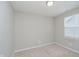 Bedroom features neutral paint and neutral carpet at 6644 Aberdeen Dr, McCordsville, IN 46055