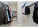 A walk-in closet with built in shelving at 6644 Aberdeen Dr, McCordsville, IN 46055