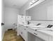Modern bathroom with sleek countertops, ample vanity storage and stylish fixtures, providing a spa-like experience at 8315 N Payne Rd, Indianapolis, IN 46268