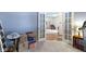 The entrance to the spare room looks very open and allows a view of the Living Room at 8778 N Deer Crossing Blvd, McCordsville, IN 46055