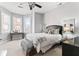 Serene bedroom boasting lots of natural light, ceiling fan, and ample closet space at 914 N Alabama St, Indianapolis, IN 46202