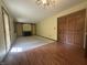 Open living room with a decorative fireplace and a sliding glass door at 1289 Woodcreek Dr, Greenwood, IN 46142