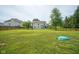 Large, fenced backyard offering ample space for recreation and outdoor enjoyment at 13074 Lansdowne Dr, Fishers, IN 46038