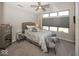 Serene bedroom with high ceilings and ample natural light at 13301 Minden Dr, Fishers, IN 46037
