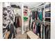 Spacious walk-in closet with custom shelving and ample storage at 13301 Minden Dr, Fishers, IN 46037
