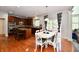 Bright and airy kitchen, complete with hardwood floors and ample space for entertaining at 14082 Brazos Dr, Carmel, IN 46033