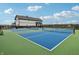 A community pickleball court offers residents a recreational sports area under a sunny blue sky at 1563 Adios Butler Ct, Danville, IN 46122