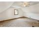 The bedroom has neutral walls, carpet and a window for natural light at 16000 W 700 S, Anderson, IN 46017