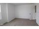 A bright and spacious bedroom featuring neutral carpet and fresh, white walls at 17110 Cowbell Dr, Noblesville, IN 46060