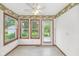 Cozy sunroom with abundant natural light and a view of the outdoors at 2402 Redspire Blvd, Goshen, IN 46526