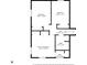 The floor plan shows the second story layout, including the primary bedroom, two additional bedrooms, and two baths at 2823 Tulip Dr, Indianapolis, IN 46227