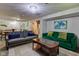 Finished basement with comfortable seating, stylish decor, and an open layout for versatile use at 315 W 43Rd St, Indianapolis, IN 46208