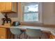 Kitchen nook with a coffee machine and toaster next to a window at 315 W 43Rd St, Indianapolis, IN 46208
