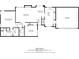 Detailed floor plan showcasing the layout with primary bedroom, kitchen, and dining area at 4609 Framington Ct, Indianapolis, IN 46254