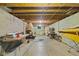 Spacious unfinished basement providing plenty of room for storage at 618 Mellowood Dr, Indianapolis, IN 46217