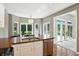 Kitchen with stainless steel appliances, granite countertops, and breakfast area at 6183 Whitetail Run, Greenwood, IN 46143