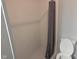 Shower featuring tile walls and shower curtain at 624 Warren Ave, Indianapolis, IN 46221