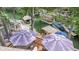 Overhead lake view from the deck featuring boat docks and the serene waterfront at 6497 Osprey Dr, Nineveh, IN 46164