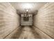 Spacious single car garage with unfinished walls and floors ready for your personal customization at 6556 Reserve Dr, Indianapolis, IN 46220