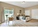 Cozy bedroom featuring a window, desk, and a closet with double doors at 6640 Page Blvd # 101, Indianapolis, IN 46220