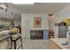 A well-organized garage offers a dedicated workspace with a tool chest and pegboard for efficient storage solutions at 6649 Madison Ave, Indianapolis, IN 46227