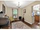 Cozy room with an area rug, a cabinet and some musical instruments at 7215 Braxton Dr, Noblesville, IN 46062