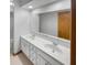 Bathroom features a double sink vanity and a large mirror for added convenience at 757 Winter Way, Carmel, IN 46032