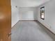 Bedroom boasts neutral walls, neutral carpet, and a window for natural light at 757 Winter Way, Carmel, IN 46032